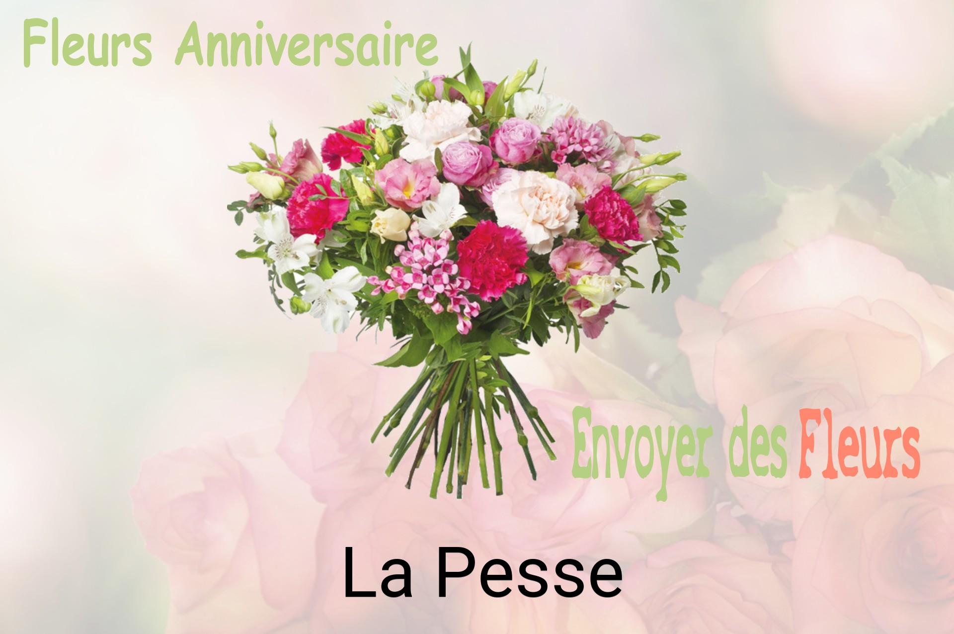 Bouquet de fleurs d’anniversaire livré à La Pesse